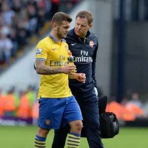 Jack Wilshere's Injury Treatment: Arsenal's Colin Lewin at West Bromwich Albion, 2013-14