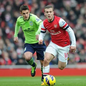 Jack Wilshere's Slick Dodge of Ashley Westwood: Arsenal vs Aston Villa, Premier League 2012-13