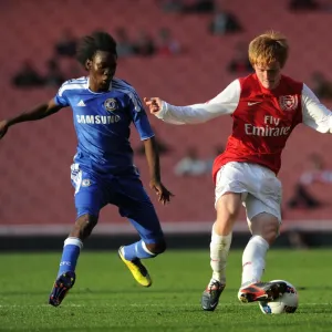 James Campbell (Arsenal) Bertrand Traore (Chelsea). Arsenal U18 1: 0 Chelsea U18