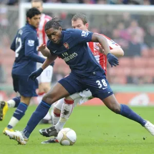 Jay Emmanuel Thomas (Arsenal) Glenn Whelan (Stoke). Stoke City 3: 1 Arsenal Jay Emmanuel Thomas (Arsenal) Glenn Whelan (Stoke). Stoke City 3: 1 Arsenal