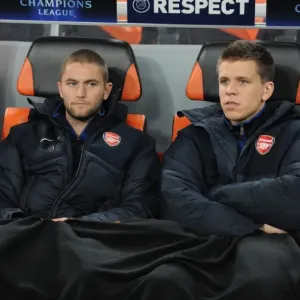 Jay Emmanuel Thomas, Henri Lansbury and Wojciech Szczesny (Arsenal). Shakhtar Donetsk 2