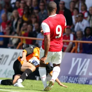 Jay Simpson scores Arsenals 3rd goal in Print Jay Simpson scores Arsenals 3rd goal in Print