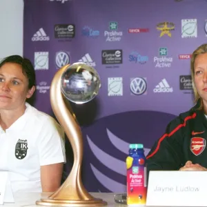 Jayne Ludlow (Arsenal) Hanna Ljungberg (Umea)