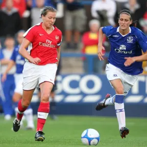Jayne Ludlow (Arsenal) Jill Scott (Everton) Jayne Ludlow (Arsenal) Jill Scott (Everton)