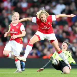 Jayne Ludlow (Arsenal) Katie Owen (Chelsea) Jayne Ludlow (Arsenal) Katie Owen (Chelsea)