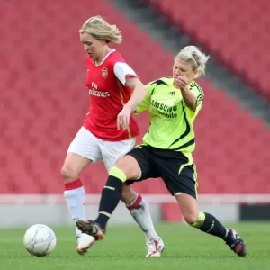 Jane Ludlow (Arsenal) Laura Cooper (Chelsea)