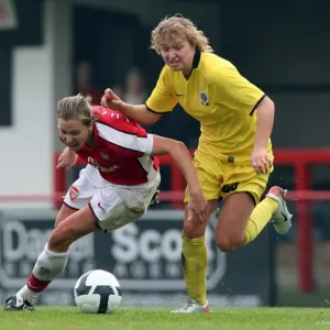 Jayne Ludlow (Arsenal) Pivonlova (Sparta) Jayne Ludlow (Arsenal) Pivonlova (Sparta)