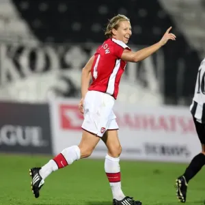 Jayne Ludlow's Eighth Goal: Arsenal Ladies Crush POAK Thessaloniki 9-0 in Champions League Jayne Ludlow's Eighth Goal: Arsenal Ladies Crush POAK Thessaloniki 9-0 in Champions League