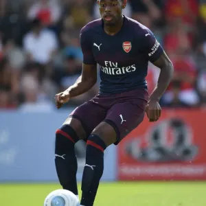 Jeff Reine-Adelaide in Action: Arsenal's Pre-Season Clash against Borehamwood (2018)