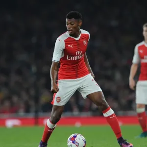 Jeff Reine-Adelaide (Arsenal). Arsenal 2: 0 Reading. EFL Cup 4th Round. Emirates Stadium