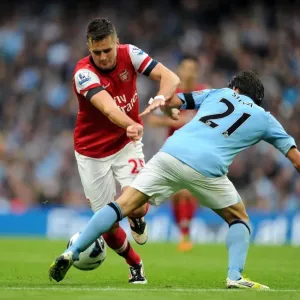 Jenkinson vs Silva: A Titanic Battle - Manchester City vs Arsenal, Etihad Stadium, 23/9/12