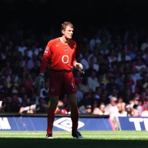 Jens Lehmann in Action: Arsenal vs. Chelsea, FA Community Shield 2005, The Millennium Stadium Jens Lehmann in Action: Arsenal vs. Chelsea, FA Community Shield 2005, The Millennium Stadium