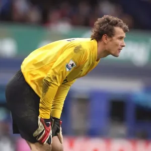 Jens Lehmann: Unyielding Guardian in Arsenal's 1:0 Victory over Everton, 2007 Jens Lehmann: Unyielding Guardian in Arsenal's 1:0 Victory over Everton, 2007