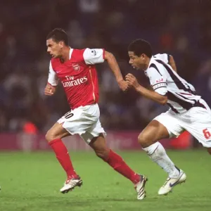 Jeremie Aliadiere (Arsenal) Curtis Davies (WBA)