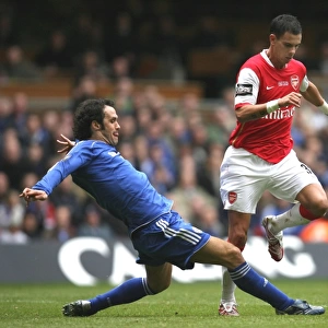 Jeremie Aliadiere (Arsenal) Ricardo Carvalho and John Terry (Chelsea)