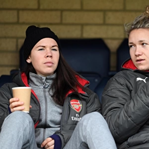Jessica Samuelsson and Josephine Henning (Arsenal). Reading Ladies 0: 0 Arsenal Women