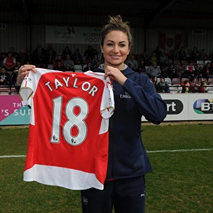 Jodie Taylor (Arsenal Ladies) new signing before the match
