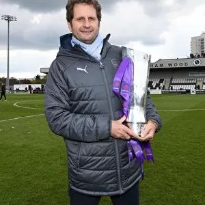 Joe Montemurro Lifts WSL Trophy after Arsenal Women's Victory over Manchester City