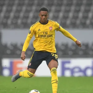 Joe Willock in Action: Arsenal vs. Vitoria Guimaraes, UEFA Europa League 2019-20 Joe Willock in Action: Arsenal vs. Vitoria Guimaraes, UEFA Europa League 2019-20