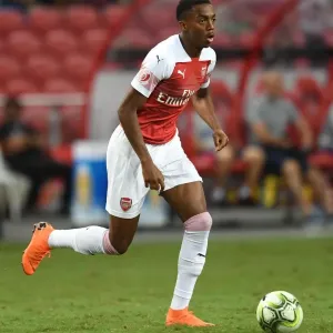 Joe Willock in Action Print - Arsenal vs Atletico Madrid 2018