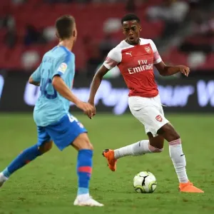 Joe Willock in Action: Arsenal vs Atletico Madrid, International Champions Cup 2018