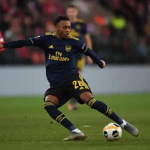 Joe Willock in Action: Arsenal vs Standard Liege, UEFA Europa League Group F (December 2019) Joe Willock in Action: Arsenal vs Standard Liege, UEFA Europa League Group F (December 2019)