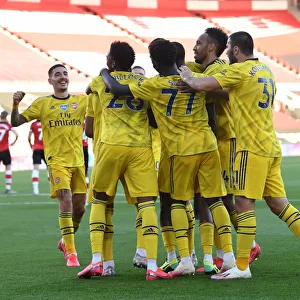 Joe Willock Scores His Second Goal: Arsenal's Triumph over Southampton (2019-20)
