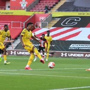 Joe Willock Scores the Second: Southampton vs. Arsenal, Premier League 2019-2020 Joe Willock Scores the Second: Southampton vs. Arsenal, Premier League 2019-2020