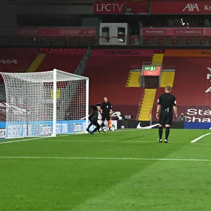Joe Willock Scores Thrilling Penalty: Arsenal's Upset Win at Empty Anfield Against Liverpool in Carabao Cup 2020-21