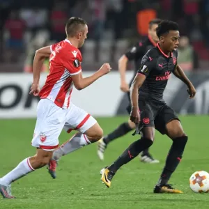 Joe Willock vs. Nenad Krsticic: A Europa League Battle at Rajko Mitic Stadium