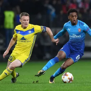 Joe Willock vs Vitali Rodionov: A Europa League Battle at Borisov-Arena Joe Willock vs Vitali Rodionov: A Europa League Battle at Borisov-Arena