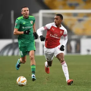 Joe Willock vs. Vyacheslav Sharpar: Clash in the Europa League between Arsenal's Young Gun and FC Vorskla Poltava's Defender