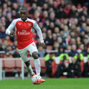 Joel Campbell (Arsenal). Arsenal 0: 0 Hull City. FA Cup 5th Round. Emirates Stadium