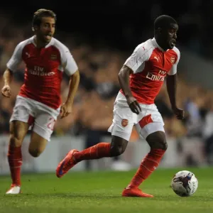 Joel Campbell (Arsenal). Tottenham Hotspur 1: 2 Arsenal. Capital One Cup. 3rd Round Joel Campbell (Arsenal). Tottenham Hotspur 1: 2 Arsenal. Capital One Cup. 3rd Round
