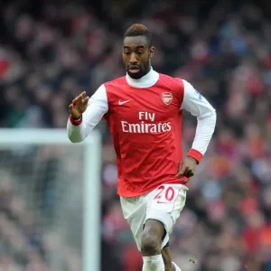 Johan Djourou in Action: Arsenal vs Sunderland, Barclays Premier League, Emirates Stadium, 5/3/11