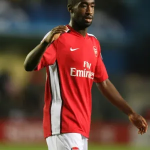 Johan Djourou in Action: Arsenal vs Villarreal, UEFA Champions League Quarterfinal Johan Djourou in Action: Arsenal vs Villarreal, UEFA Champions League Quarterfinal