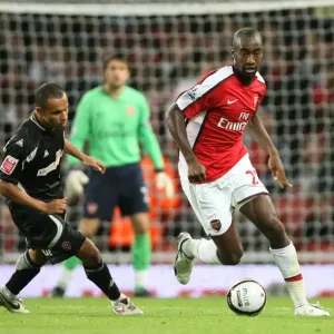 Johan Djourou (Arsenal) Danny Webber (Sheffield United) Johan Djourou (Arsenal) Danny Webber (Sheffield United)