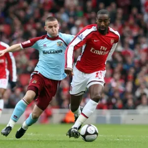 Johan Djourou (Arsenal) Martin Paterson (Burnley) Johan Djourou (Arsenal) Martin Paterson (Burnley)