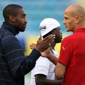 Johan Djourou and Pascal Cygan Print Johan Djourou and Pascal Cygan Print
