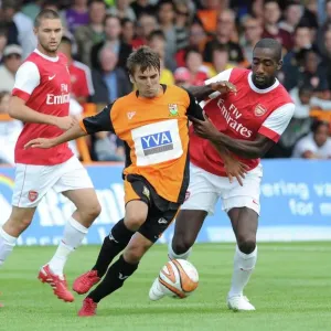 Johan Djourou vs Ricky Holmes Print, Arsenal 4-0 Barnet Pre Season Friendly Johan Djourou vs Ricky Holmes Print, Arsenal 4-0 Barnet Pre Season Friendly