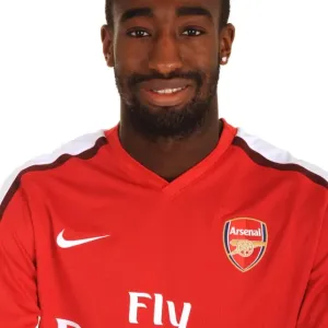 Print of Johan Djourou at Emirates Stadium Print of Johan Djourou at Emirates Stadium