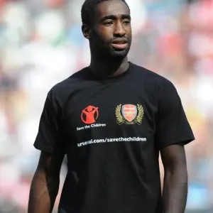 Johan Djourou in a Save the Children t-shirt Print