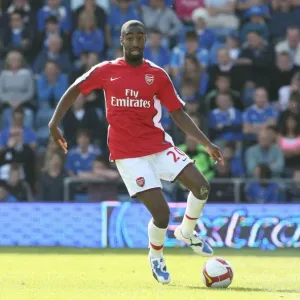Johan Djourou's Dominance: Arsenal Crushes Portsmouth 4-0 in the Barclays Premier League Johan Djourou's Dominance: Arsenal Crushes Portsmouth 4-0 in the Barclays Premier League