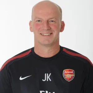 John Kelly (Arsenal Masseur). Arsenal 1st Team Photocall and Membersday