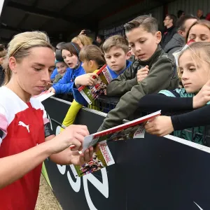 Jordan Nobbs of Arsenal Greets Fans after Arsenal Women's Win over Birmingham Ladies Jordan Nobbs of Arsenal Greets Fans after Arsenal Women's Win over Birmingham Ladies