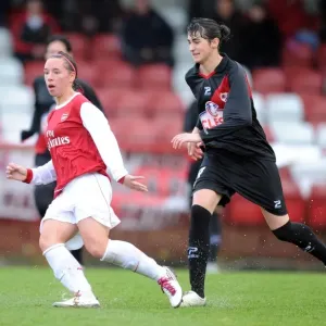 Jordan Nobbs (Arsenal) Rocio Ruiz (Rayo). Arsenal Ladies 4: 1 Rayo Vallecano Jordan Nobbs (Arsenal) Rocio Ruiz (Rayo). Arsenal Ladies 4: 1 Rayo Vallecano