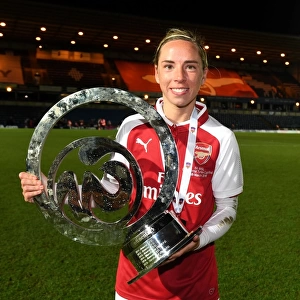 Jordan Nobbs and Arsenal Women Celebrate Continental Cup Victory over Manchester City Ladies