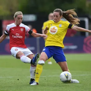 Jordan Nobbs vs Chloe Arthur: Intense Battle in Arsenal Women vs Birmingham City Ladies Football Match