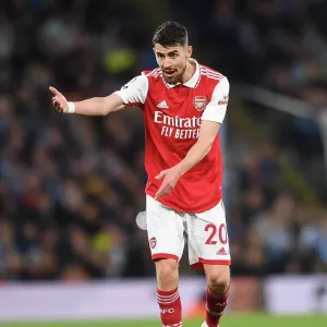 Jorginho in Action: Manchester City vs. Arsenal, Premier League 2022-23 Jorginho in Action: Manchester City vs. Arsenal, Premier League 2022-23