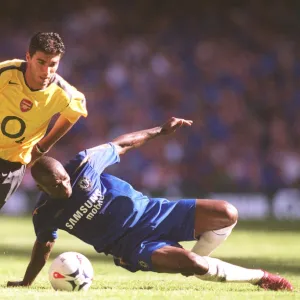 Jose Reyes (Arsenal) Claude Makelele (Chelsea). Arsenal 1: 2 Chelsea